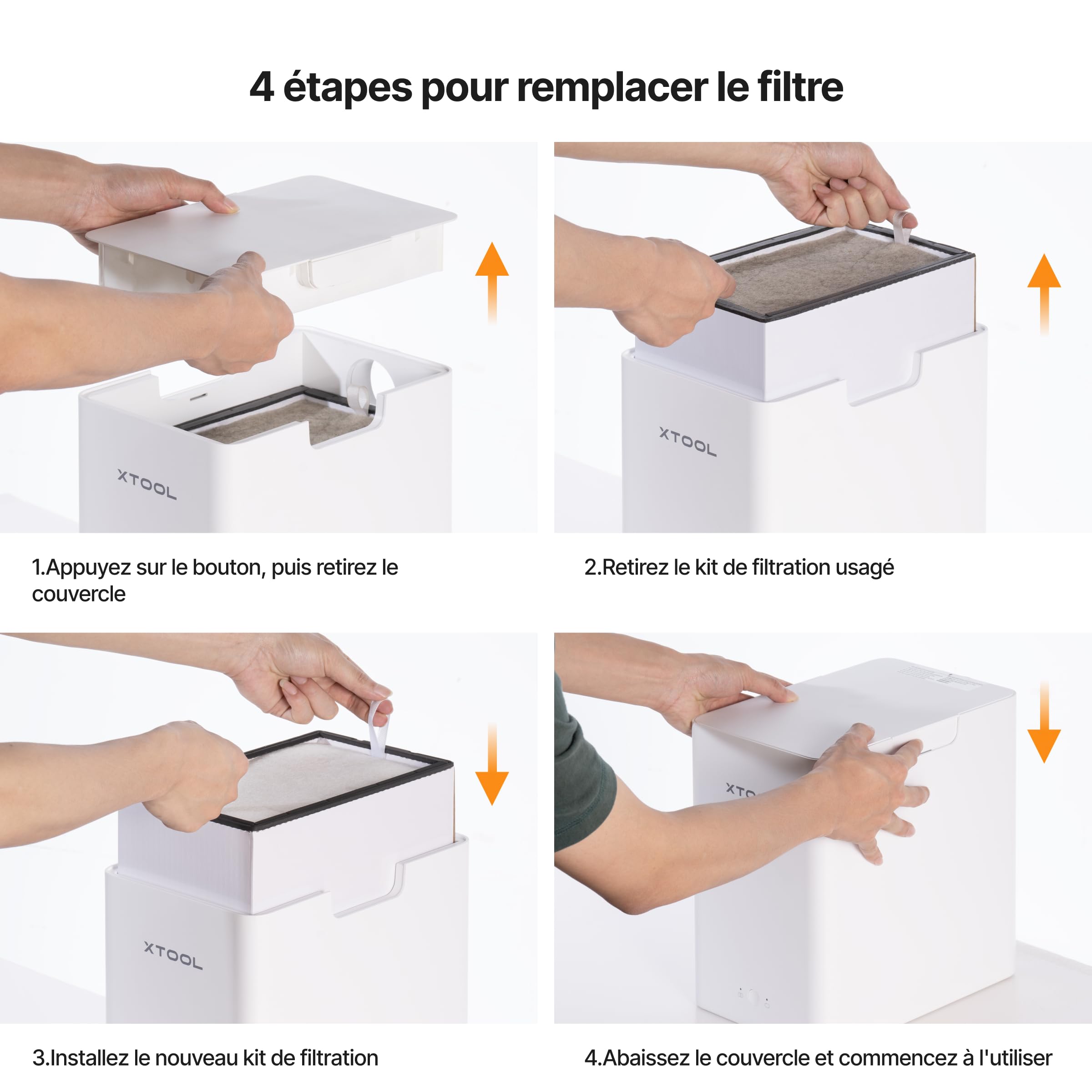 xTool Purificateur d’Air pour Fumées de Bureau pour M2 et F2