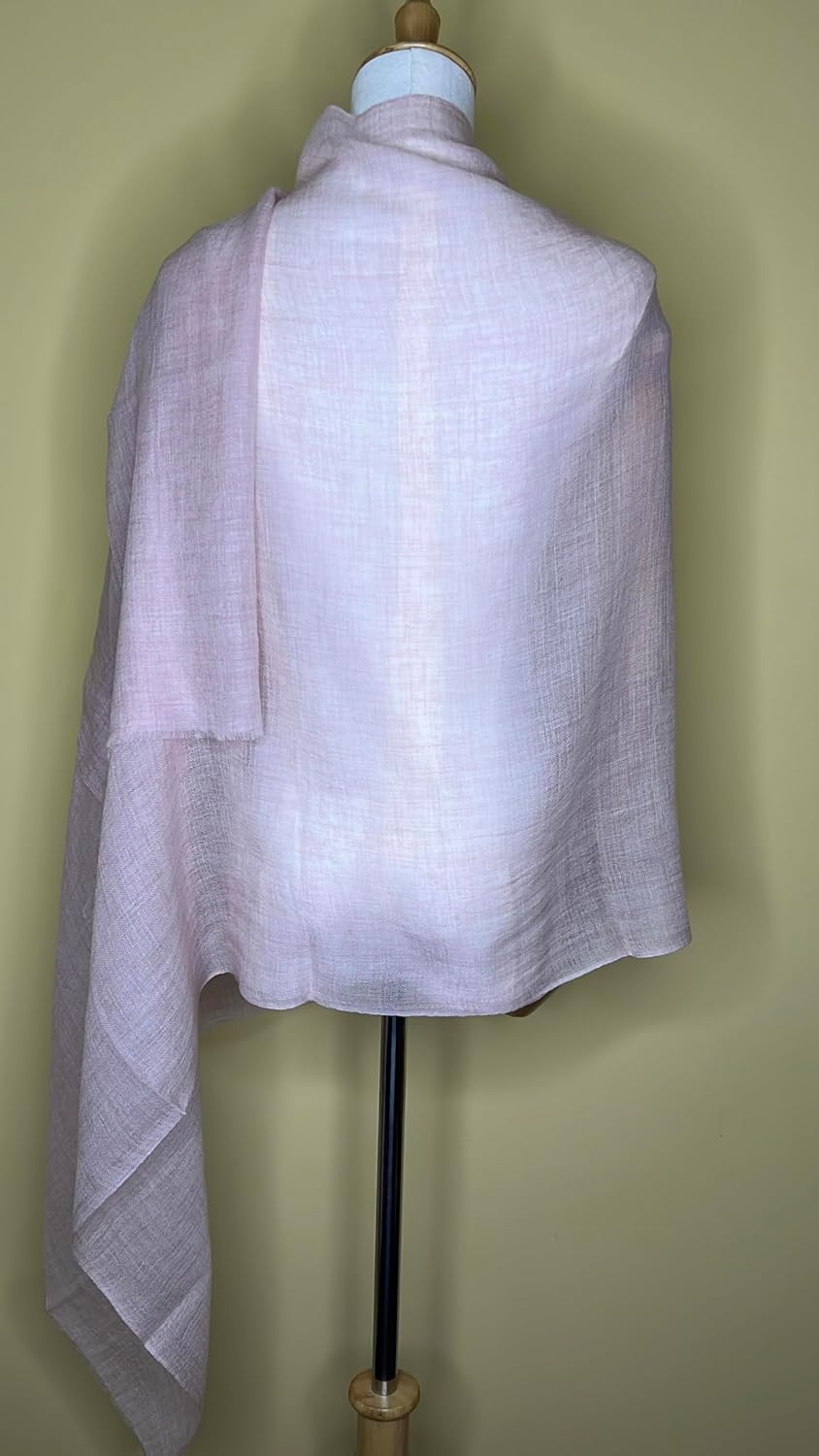 NPIA Certified 100% Cashmere Pashmina Shawl Wrap for Women from Nepal- Lightweight Soft Scarf for Evening Dresses Weddings - Image 4