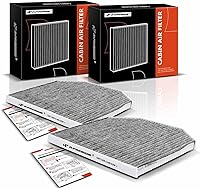 Vista 1 de A-Premium Filtro de aire de cabina de 2 piezas con carbón activado compatible con Chevrolet Caprice 2011-2017, SS 2014-2017 y Pontiac G8 2008-2009