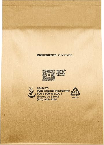 Miniatura 2 de Pure Original Ingredients Oxido de zinc 8 onzas Embalaje ecológico sin nano sin revestimiento
