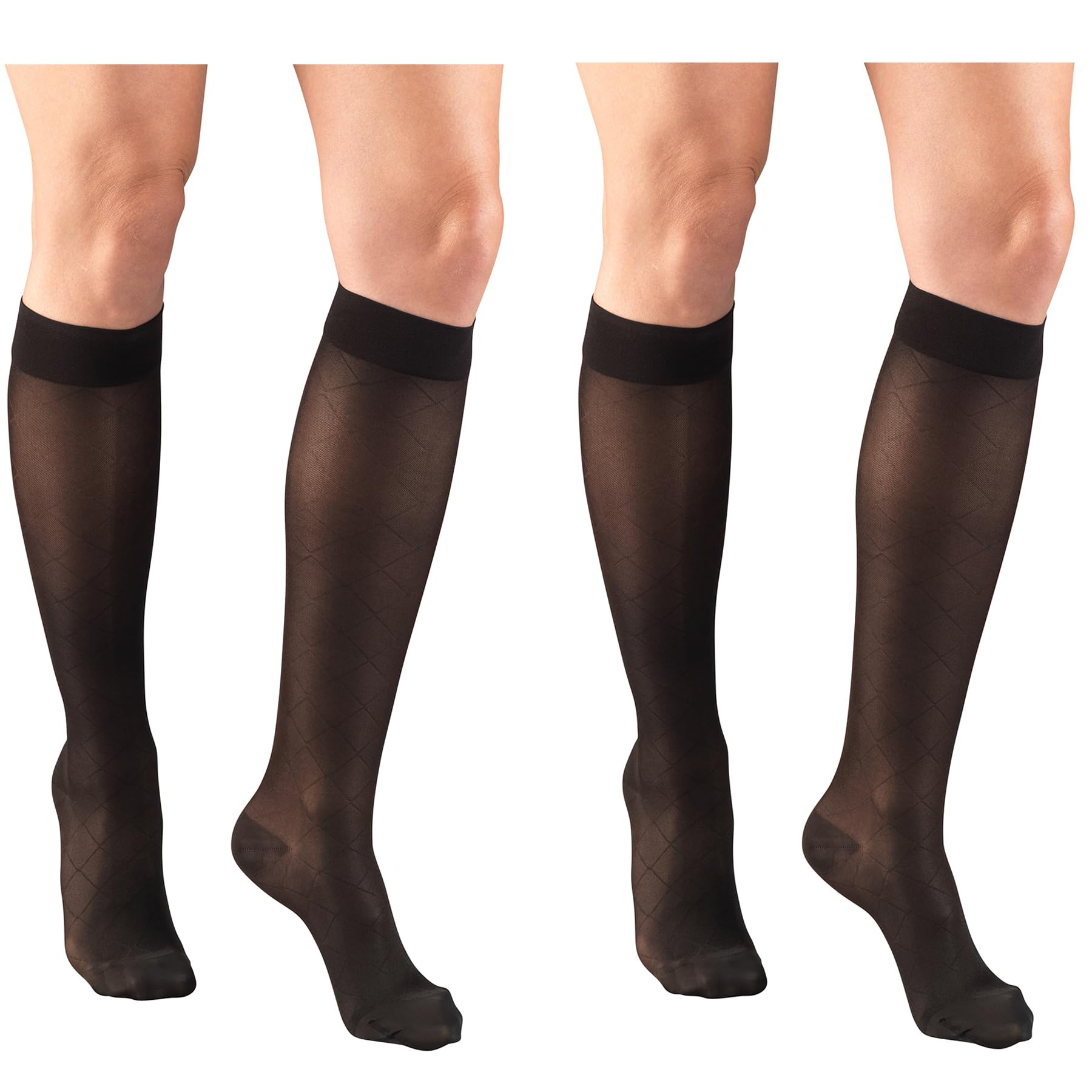 Truform Compression 15-20 mmHg Sheer Knee High Stocking