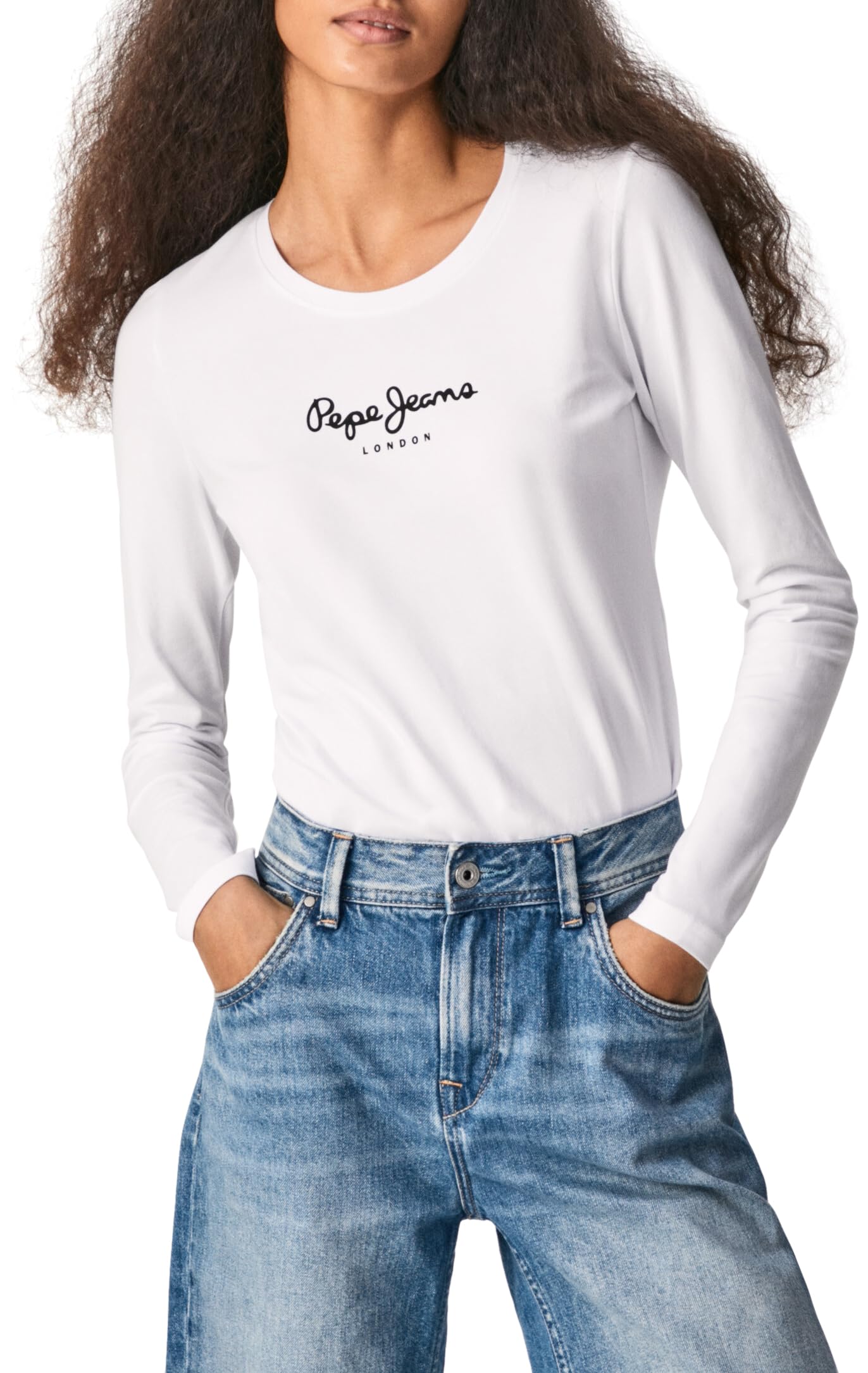Pepe Jeans New Virginia LS N T-Shirt para Mujer