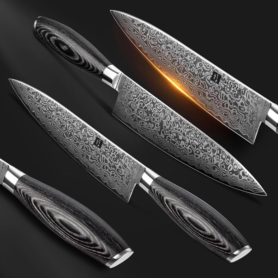 Amazon | XINZUOシェフナイフ20.1cm ダマスカスキッチンナイフ