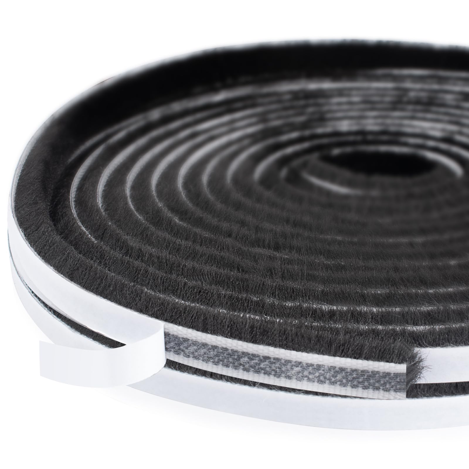 Sanhe 5m Self Adhesive Draught Excluder Brush Home Window Pile Seal Door Weather Strip For Door Protector Strip I2886315301