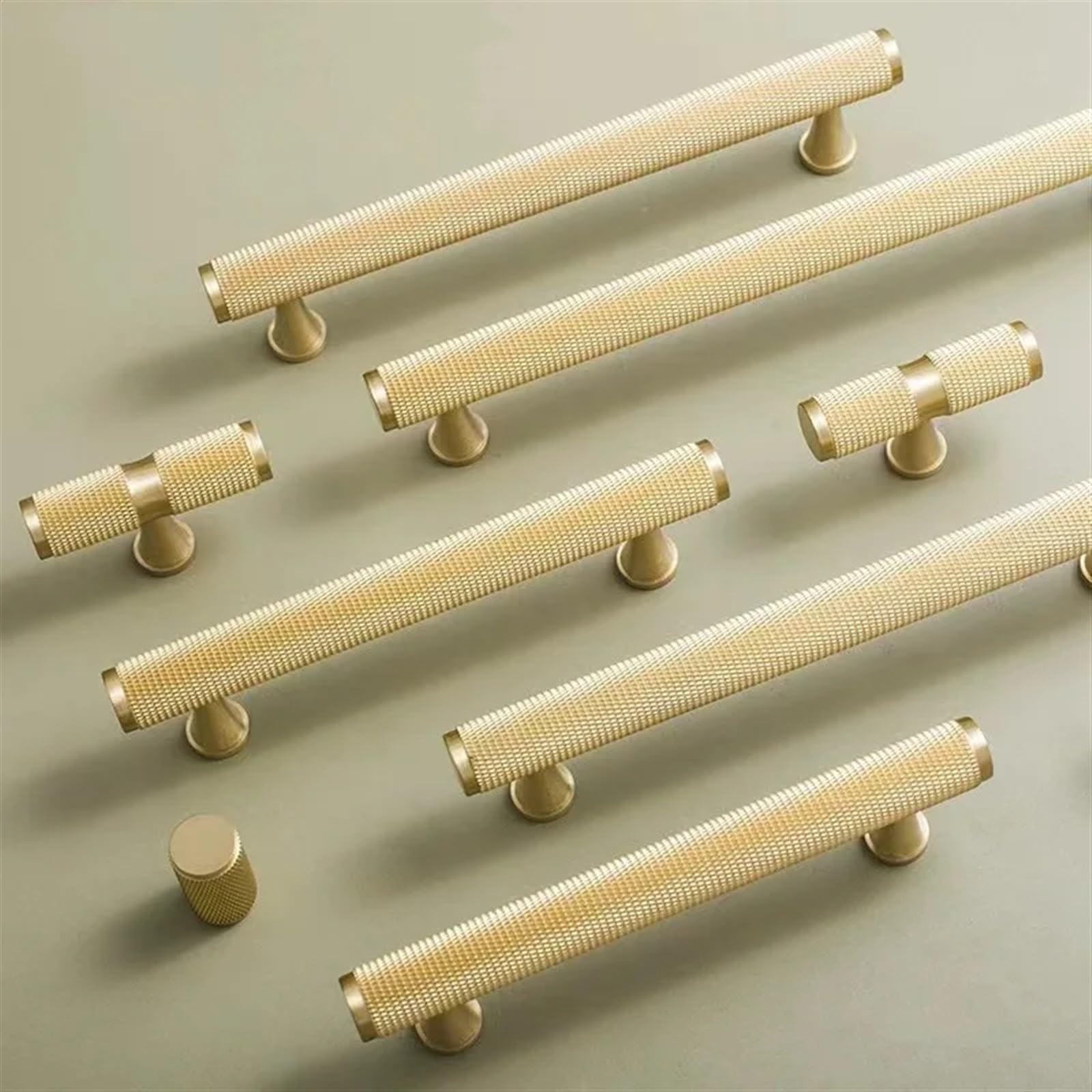 Acldoyyv Knurled 96Mm Long Knurled Brass Kitchen Cabinets Drawer Knobs Nordic Handles For Wardrobe And Drawer Hardware Fitting Handles For Furniture 1Pcs (Color : )