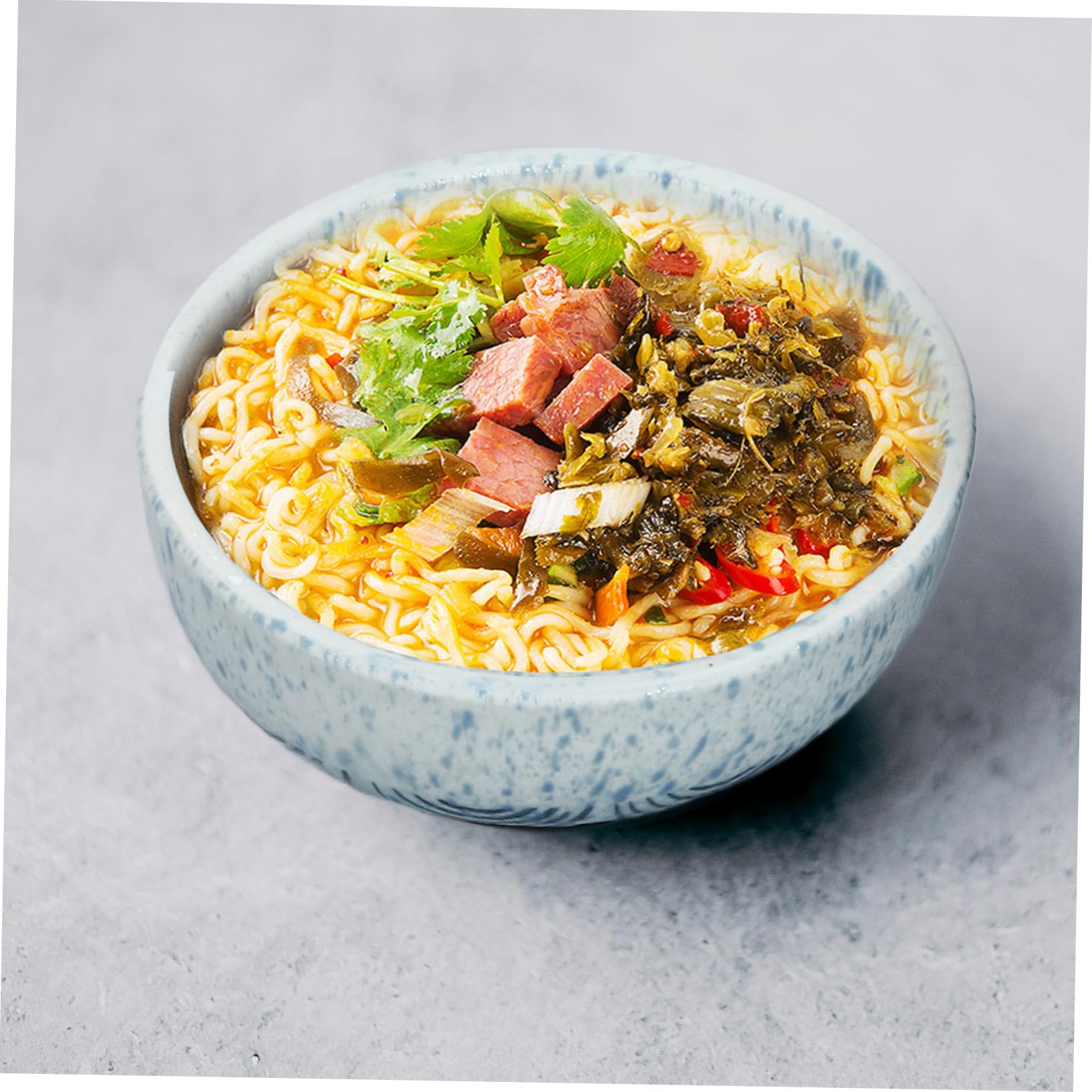 Japanisches Keramik-Schüssel-Set mit Deckel für Miso-Suppe und Heimreis