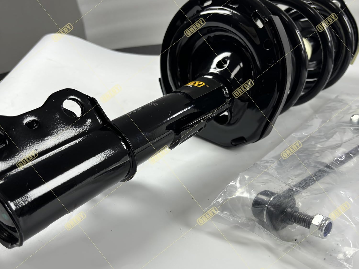 OREDY 2PC Front Left Strut & Sway Bar Link Kit for 2004 2005 2006 Toyota Camry/Solara Lexus ES330, Driver Side Replacement w/Coil Spring Assembly -172206 K90344