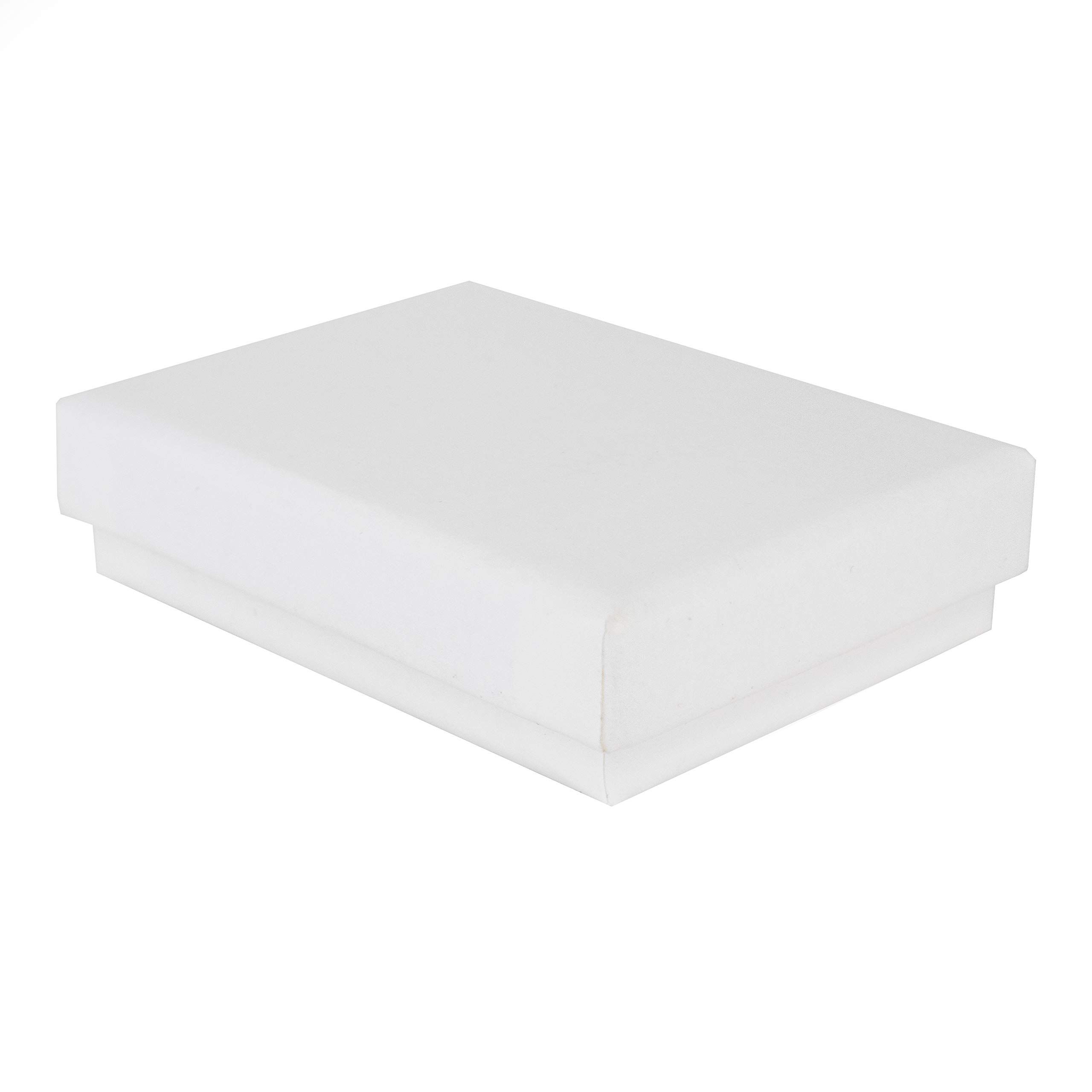Packaging WorldPackaging World 12 Eco-friendly FSC Jewellery Small Pendant/Earrings Boxes (51x70x18mm) - FSC Mix 70%, CU-COC-807273 (White)