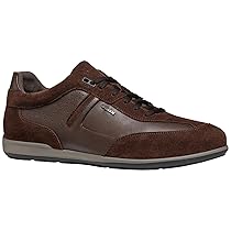 Geox U Ionio, Scarpe da Ginnastica Uomo, Marrone, 43 EU