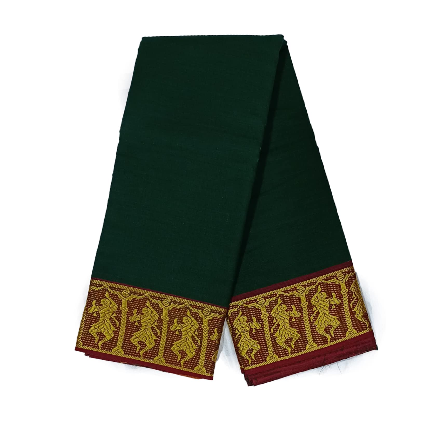 Shri Kalaivani Women's Bharatnatyam Dance Practice Cotton Saree-image-45