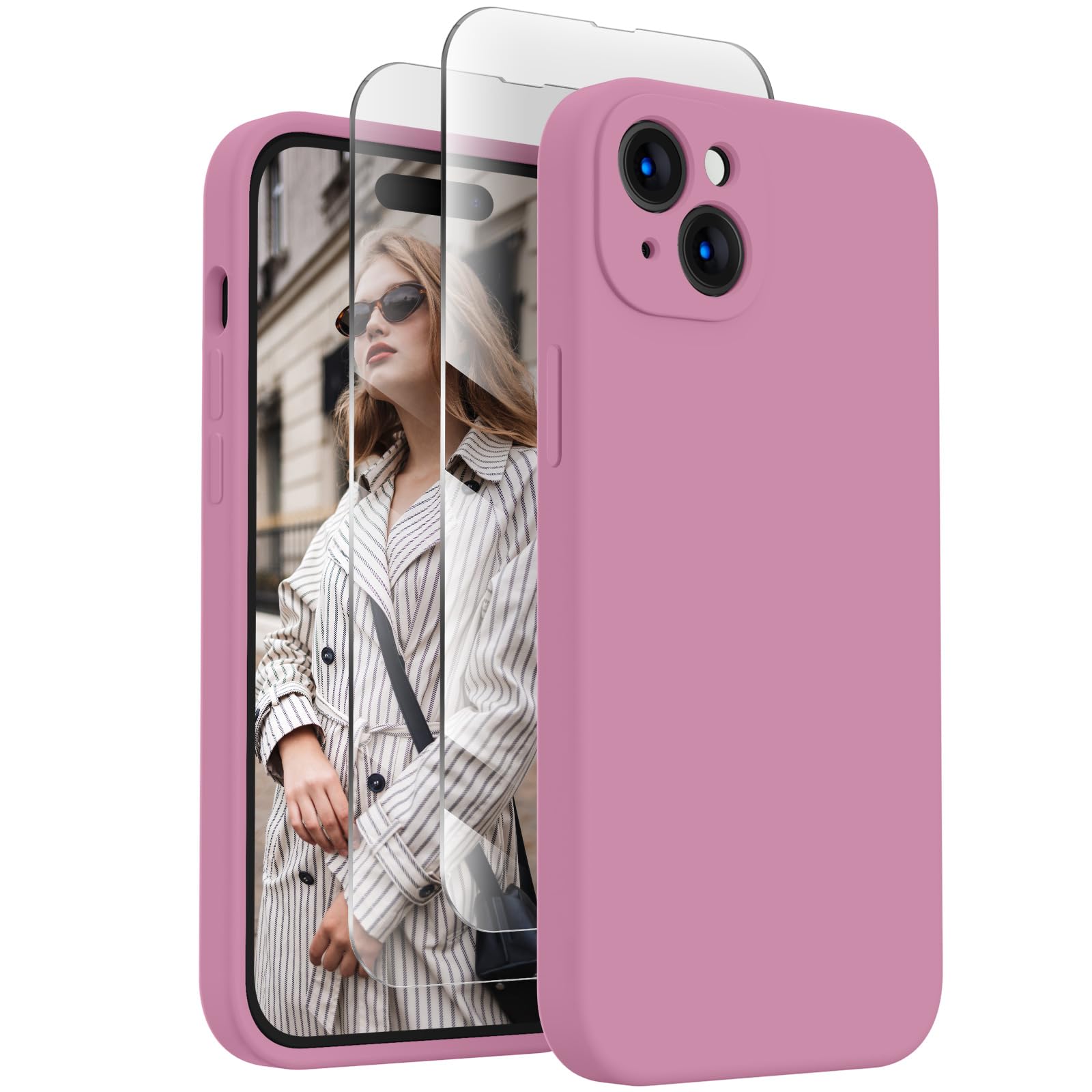 FireNova Designed for iPhone 15 Case, 6.1", Lilac Purple