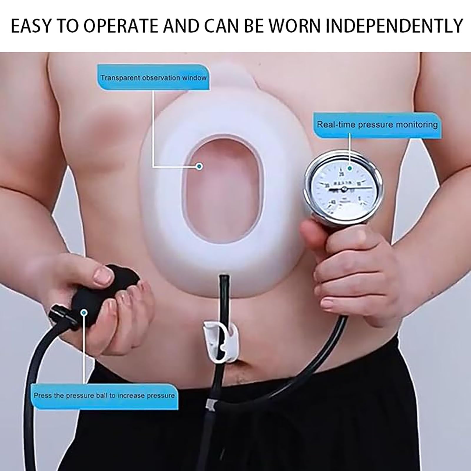 バキュームベル　Vacuum Bell 女性用 Small Vacuum Bell for Woman for Pectus Excavatum ( 190 mm