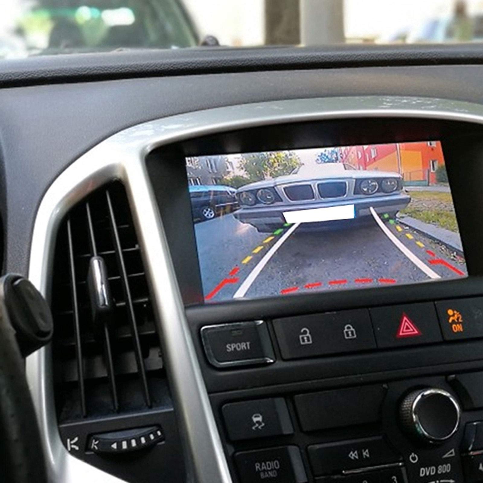 Retrocamera Auto, Telecamera per Retrovisione con Maniglia per Bagagliaio da 170 gradi, Telecamera Posteriore per Parcheggio HD per BMW E60 E61 E70 E71 E72 E82 E88 E84 E90 E91 E92 E93 X1 X5