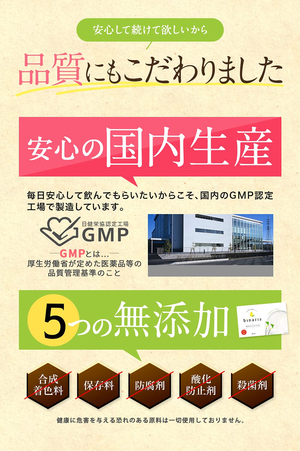 Amazon | binaris ビナリス 1袋/30包（1個） | Super Beauty Labo