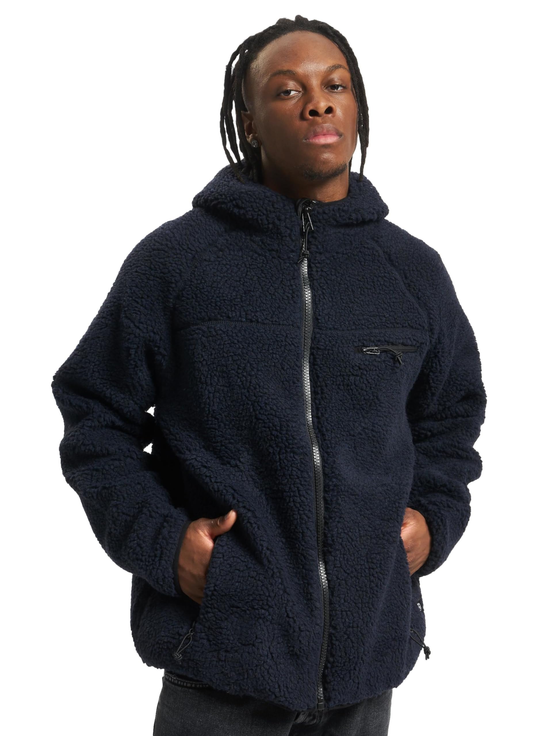 Brandit Teddyfleece Worker Jacket, color: navy, size: 4XL
