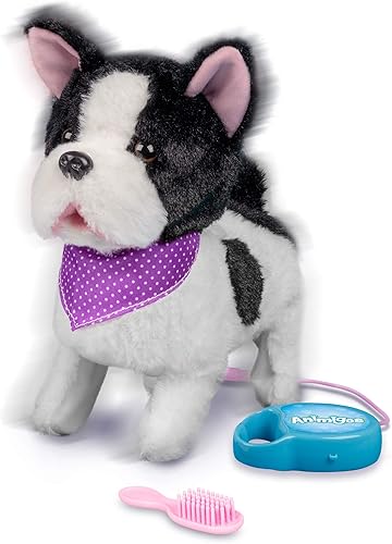 Tobar Animigos Fancy French Bull Dog - Juguete suave electrónico