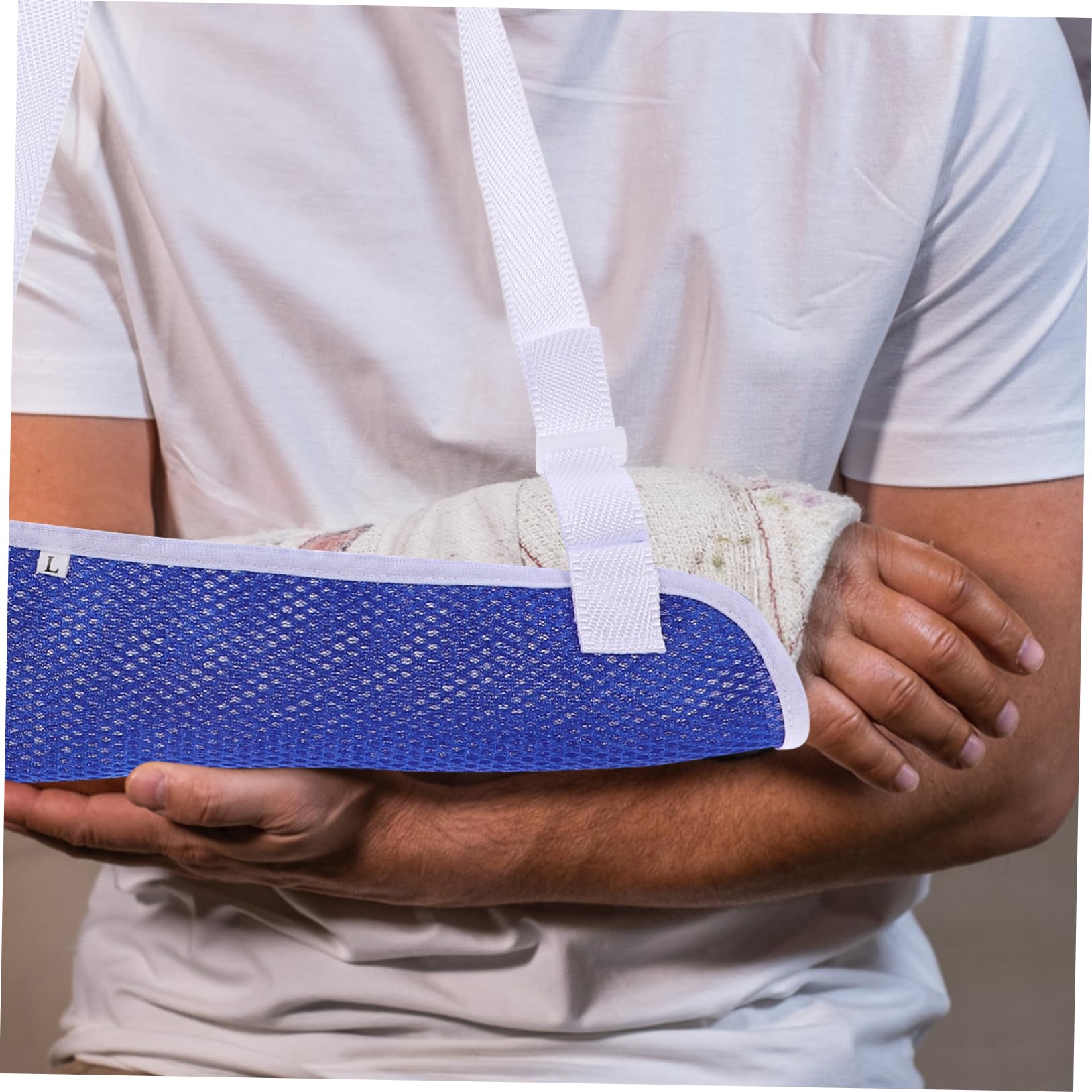 Gogogmee Arm Sling Arm Immobiliser Breathable Forearm Support Arm Sling Support Arm Sling for Elbow Injury Broken Arm Sling Elbow Injured Arm Strap Arm Splint
