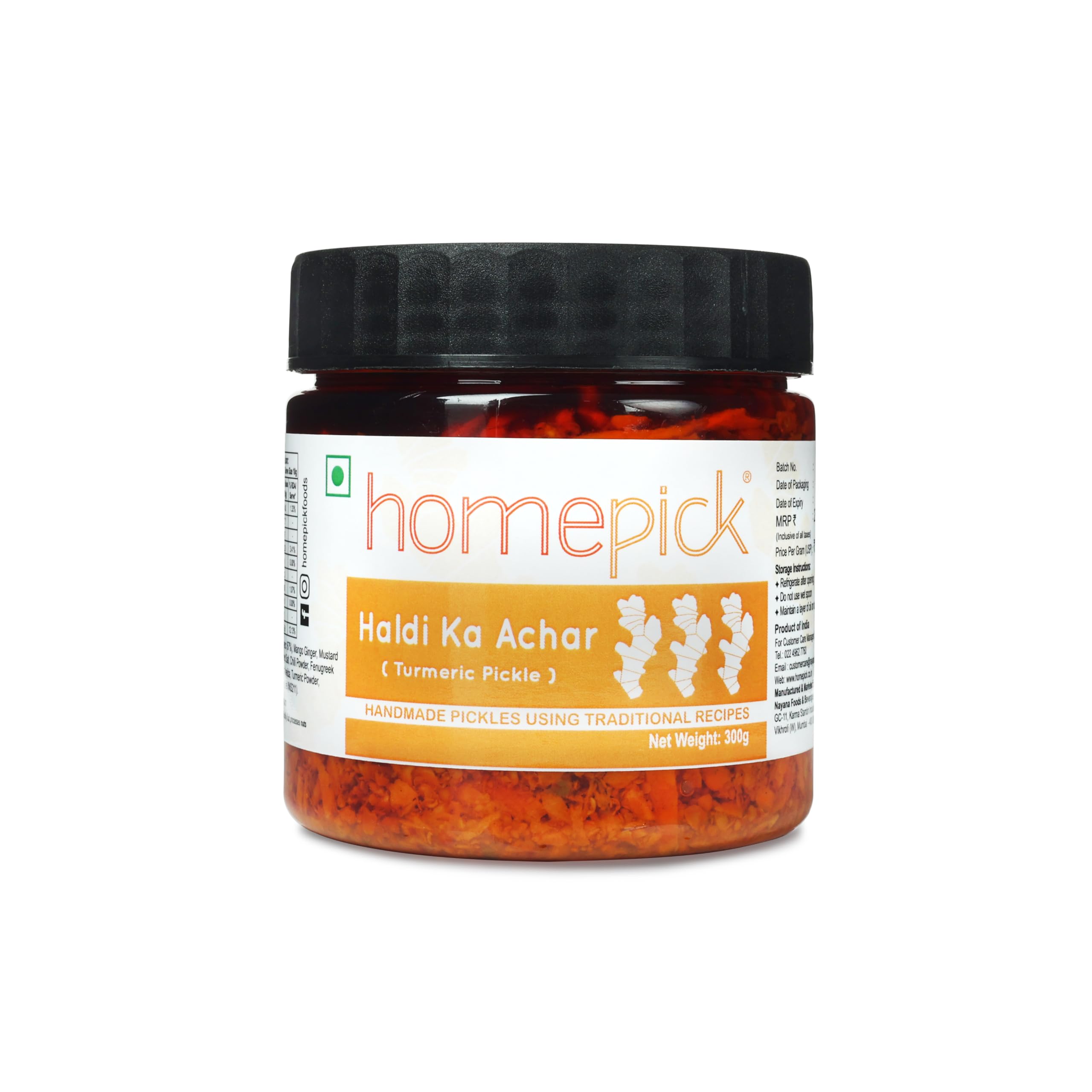 Homepick Haldi Ka Achar 300g - Turmeric Pickle (B0BHTX7YF7) Amazon Price History, Amazon Price Tracker