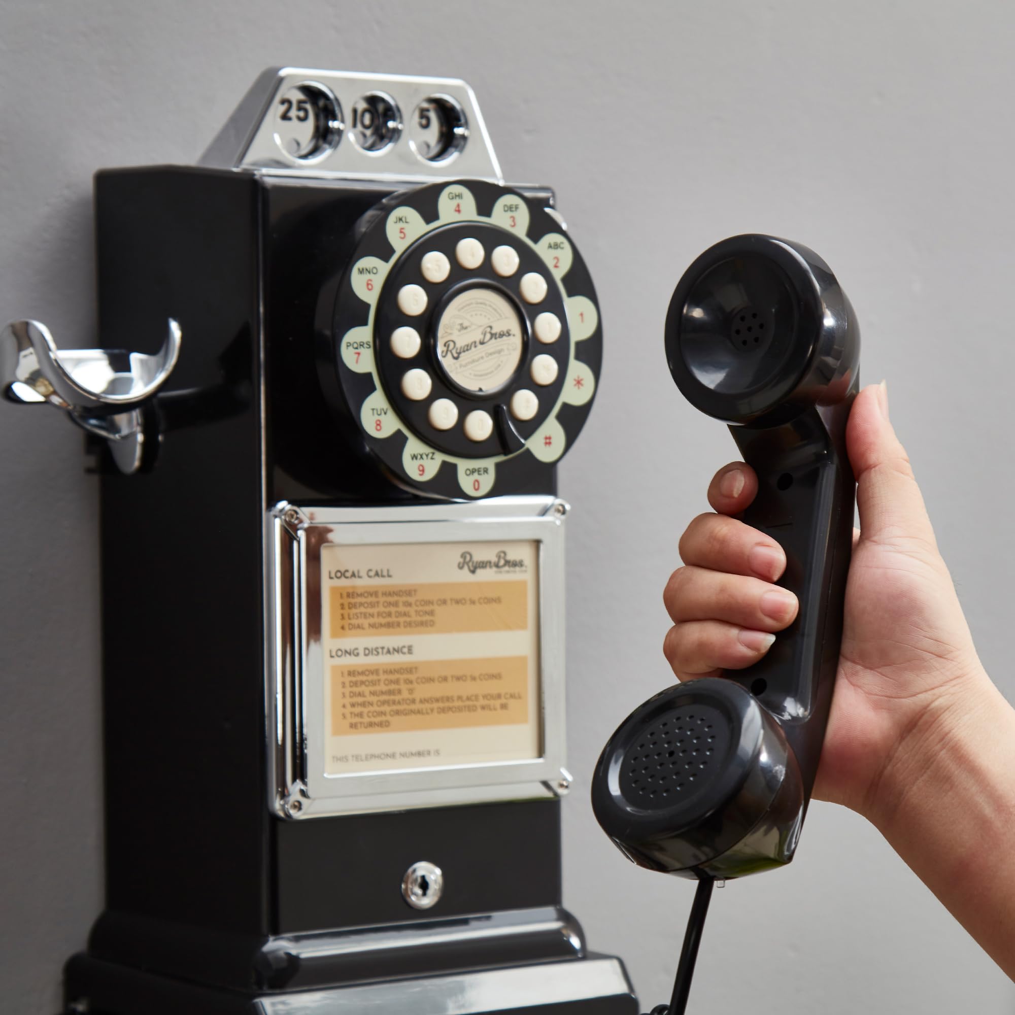 Amazon.com : Ryan Bros. American Retro 1950's Payphone with Coin