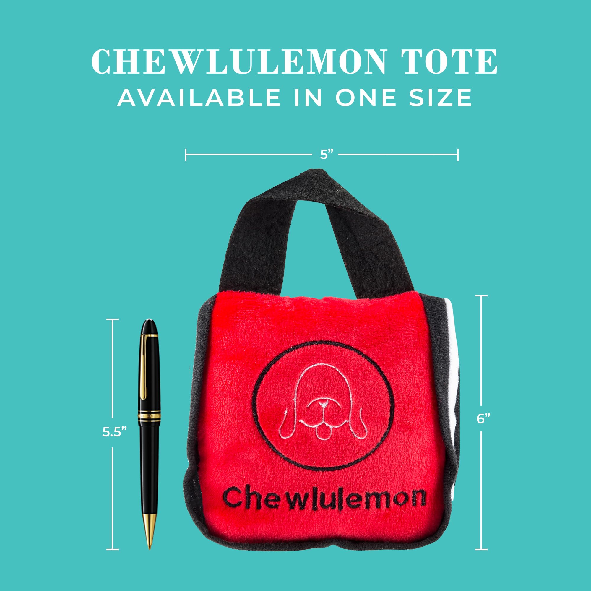 Pet Supplies : Haute Diggity Dog Chewlulemon Tote, Plush Designer Dog Toys  with Interactive Squeaker, Stimulating Pet Enrichment, Machine-Washable &  Safe Materials for All Breeds, One Size : Amazon.com