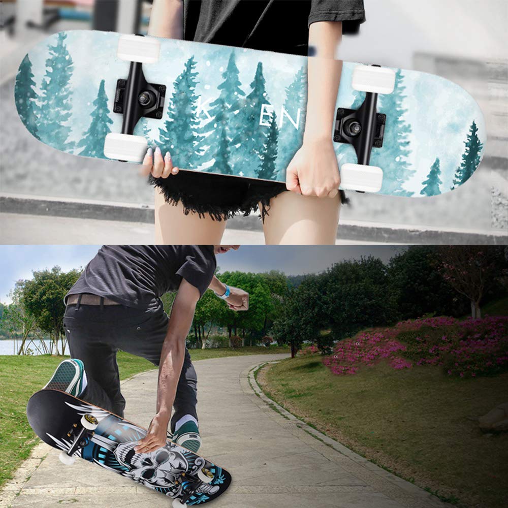 Roues de Patins à roulettes Roues de Remplacement de Planche à roulettes 100A 52X32mm Roue Dure de Planche à roulettes à Double Inclinaison camions de Planche à roulettes Roues de Rue 4 pièces