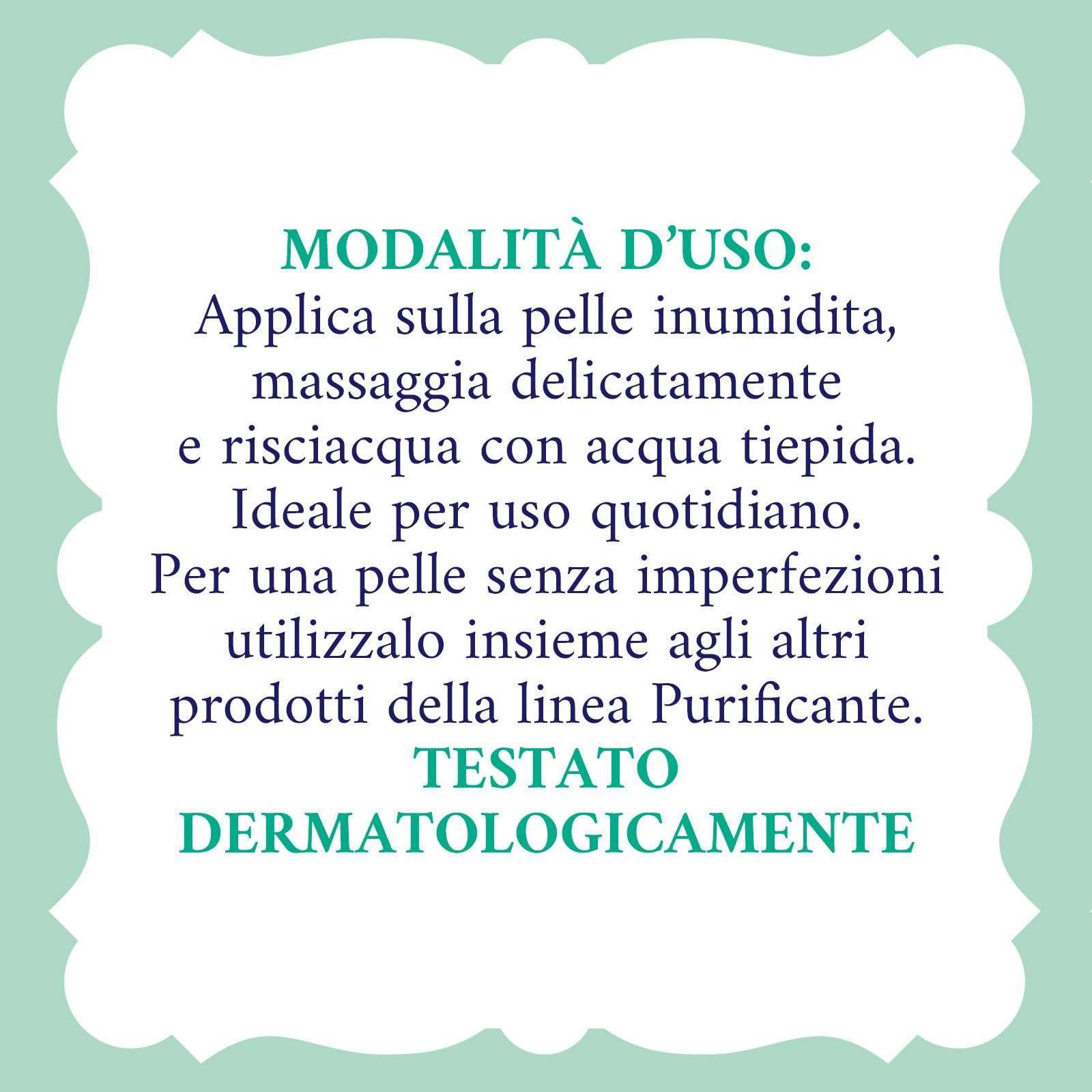 Acqua alle Rose, Gel Lavaviso Purificante con Attivi Astringenti di Rosa Multiflora, Detergente Viso per Pelli Miste o con Imperfezioni, Deterge, Purifica e Opacizza, Uso Quotidiano, 200 ml
