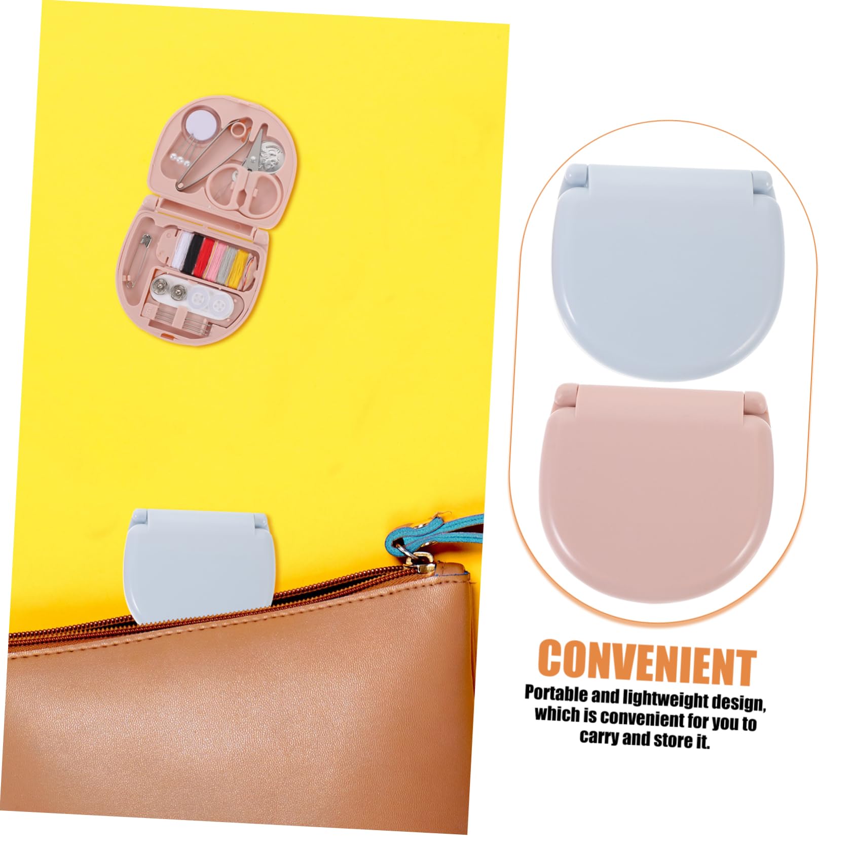 TEHAUX 8juegos Kit De Costura Portátil De Aguja Hilo Herramientas Para Ropa Accesorios Diy