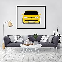Vista 5 de Volkswagen GTI MK4 Anniversary Edition 2003 Inspired Poster Print Wall Art Decor Handmade (Unframed)