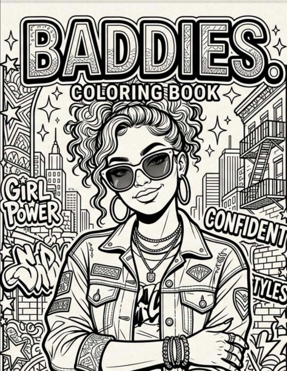 Baddies Coloring Book