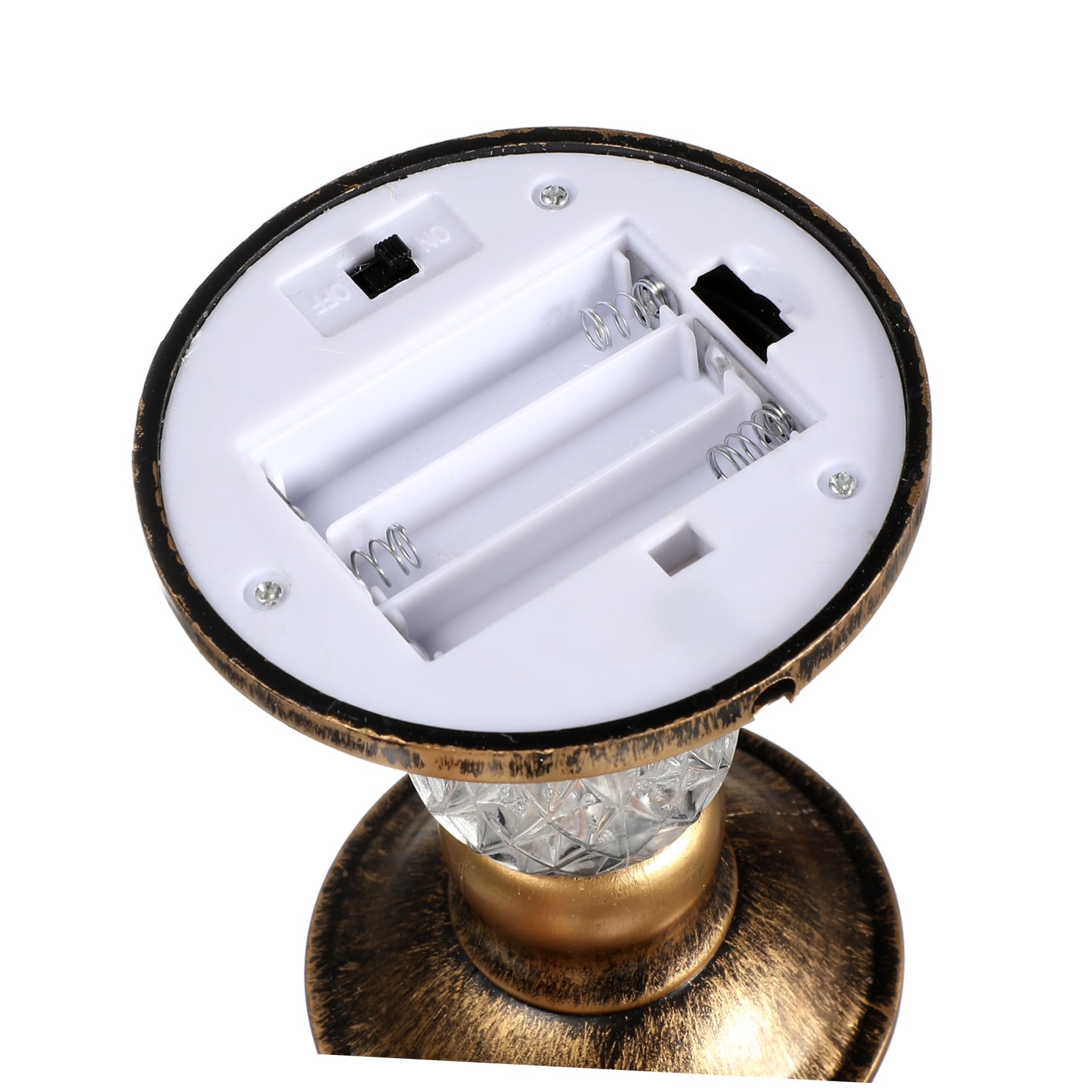 DOITOOL Musica Scatola Decorativa Natalizia Luce LED a Forma di Candela, Realizzata in Pvc e Abs, Lampada da Notte per Feste di Natale Effetto Neve e Alimentazione USB