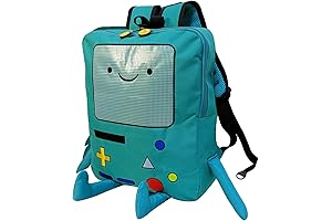 Kids School Backpack Cartoon Anime Bag, Finn Jake Adventure Trip Breathable Lightweight...