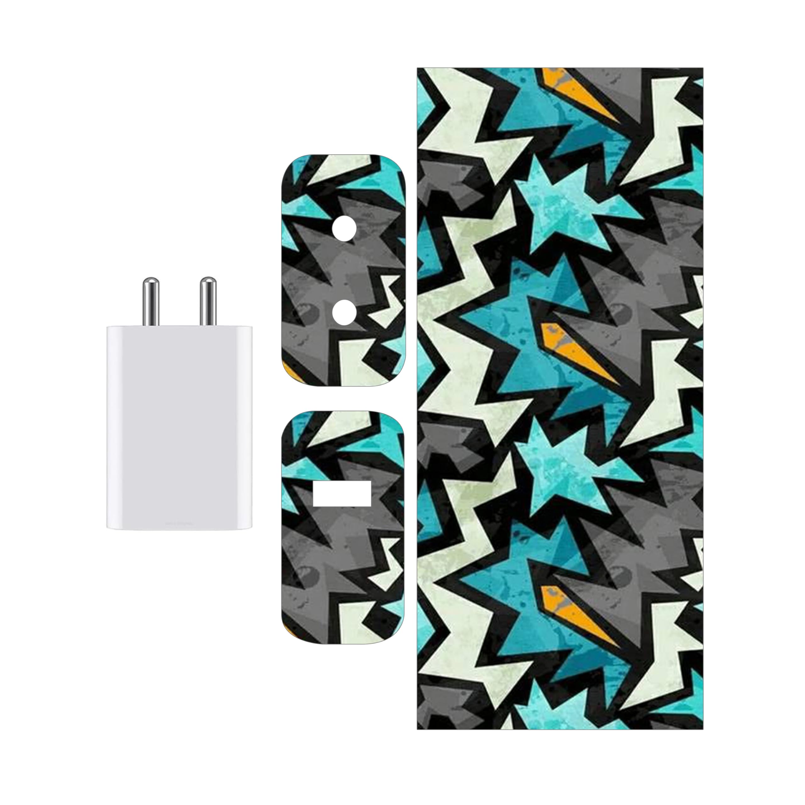 Compatible for VIVO Flash Charge (80W) Charger - Charger/Adapter Skin Wrap (Design-1) (76)-image-32