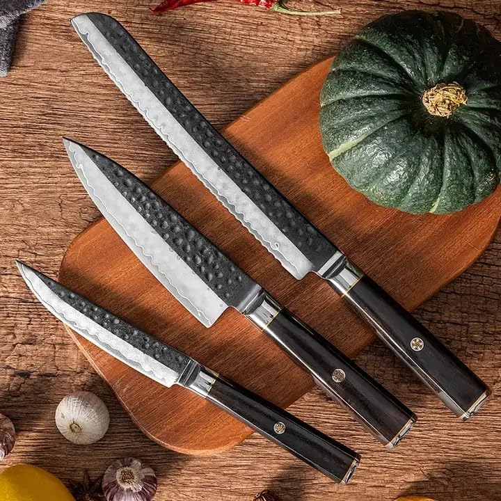 Set Cuchillos Cocina 8 Piezas Acero Damascus miniatura 5