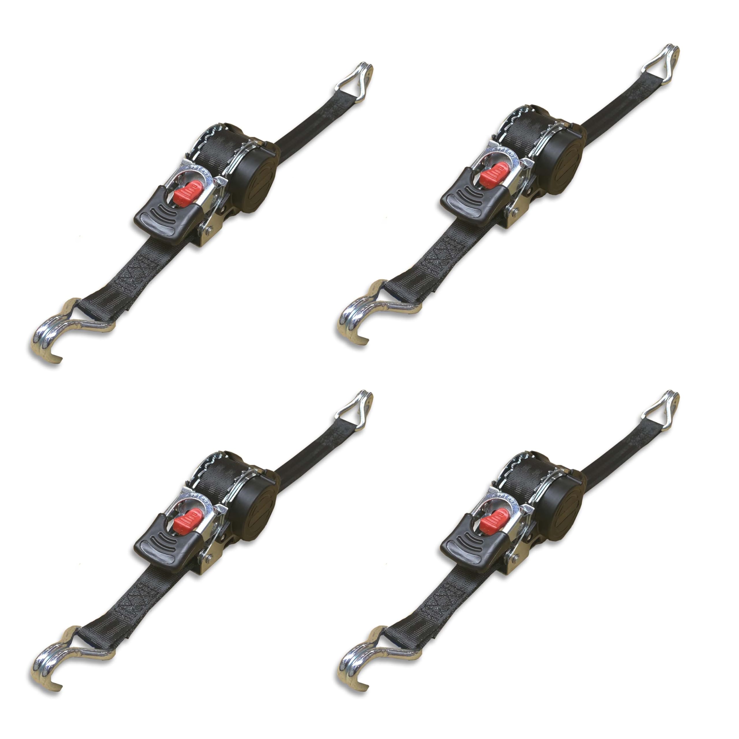 CONNEX - 1 CINGHIA DI FISSAGGIO CON CRICCHETTO 2MT X 18 MM CARICO 100KG - Foto 6