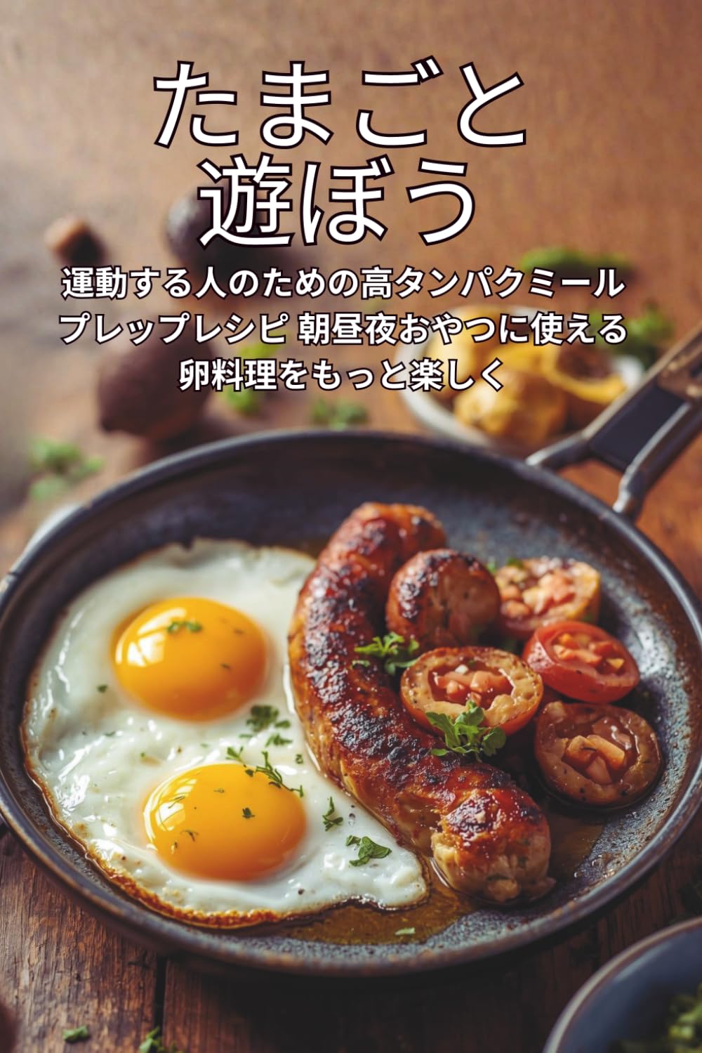 たまごと遊ぼう: 運動する人のための高タンパクミールプレップレシピ 朝昼夜おやつに使える 卵料理をもっと楽しく