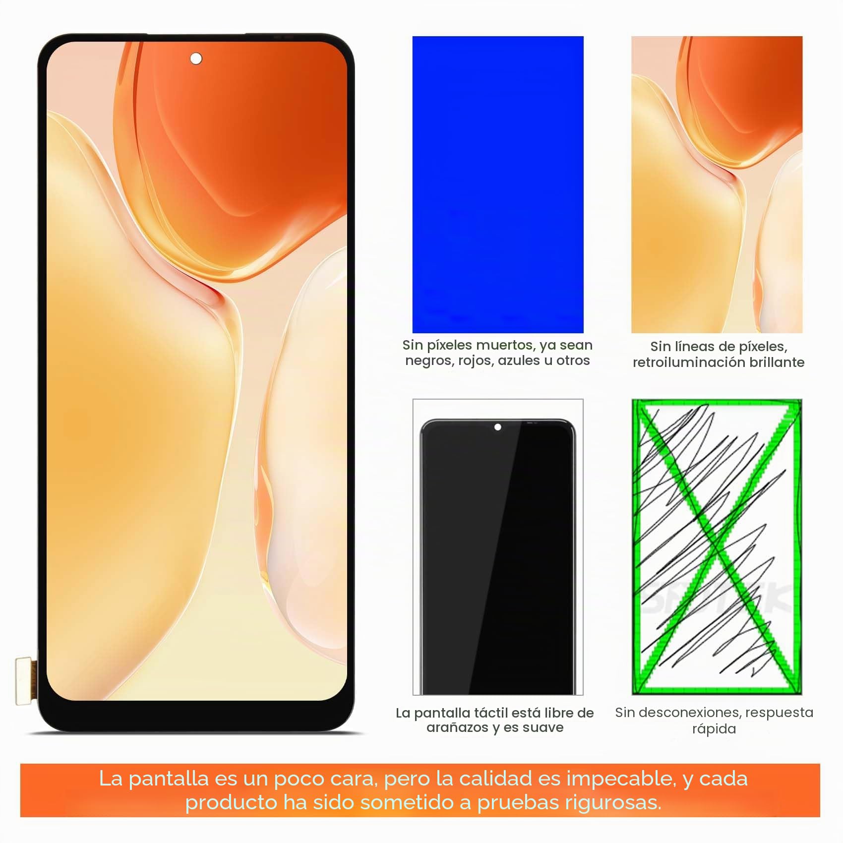 AGCUT Pantalla LCD para Xiaomi Redmi Note 12 4G / 5G LCD Display para Xiaomi Poco X5 Display 23021RAAEG 22111317I Touch Screen Digitizer Reemplazo Assembly + Reparación Herramientas (negro)