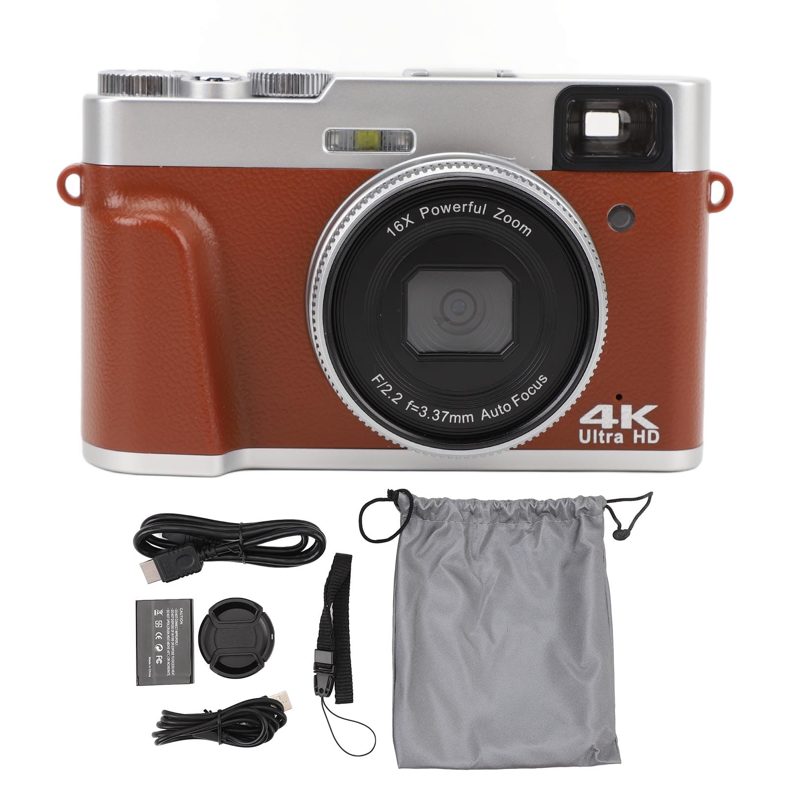 Amazon.co.jp: 写真用 4K デジタルカメラ、48MP オートフォーカス 