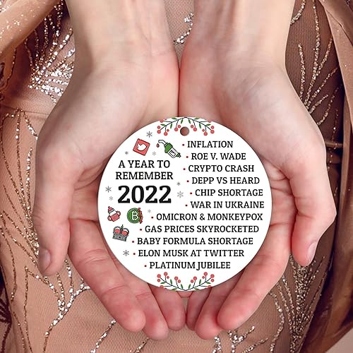 Miniatura 29 de Adorno de Navidad personalizado, foto personalizada con imagen y nombre, decoración del árbol de Navidad, bolsa de terciopelo incluida, adorno