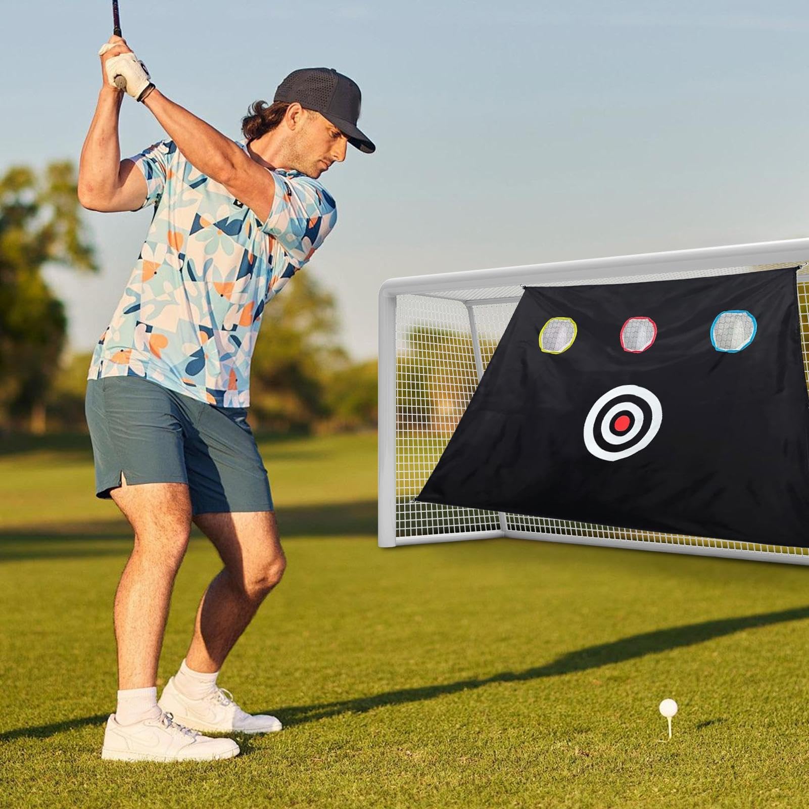 Red De Golf Diana | Red De Entrenamiento Golf | Herramienta De Chip Y Drive Con Accesorios Prácticos Interiores Exteriores Para Hombres Y Papá