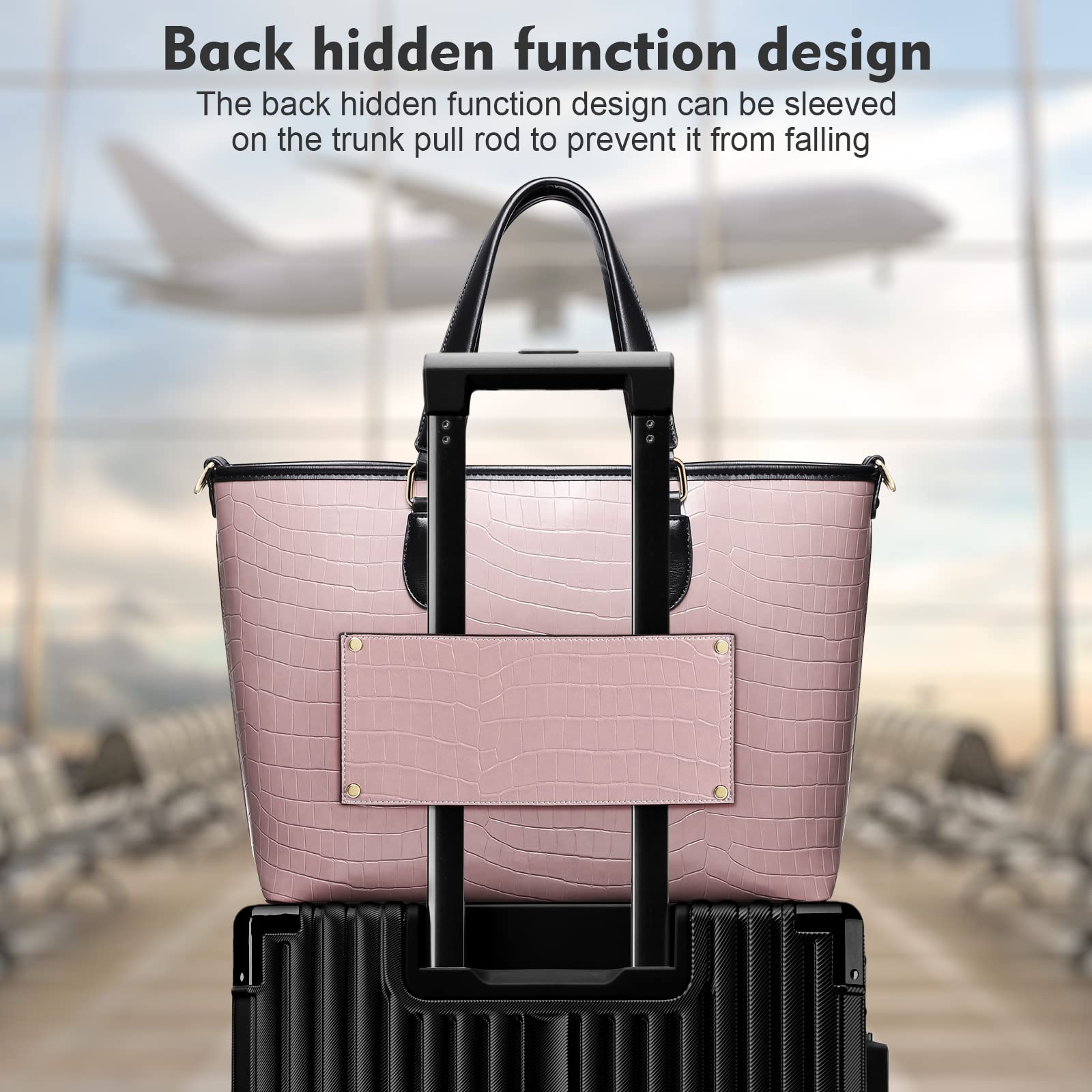 Jocose Moose Laptop Bag For Women Tote Bag Waterproof Lightweight - Main Image