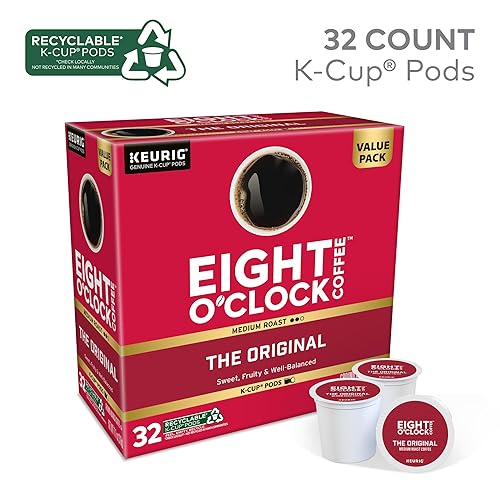 Miniatura 2 de Eight O'Clock Coffee The Original, Keurig - Cápsulas K-Cup de una sola porción, tostado medio, 32 unidades