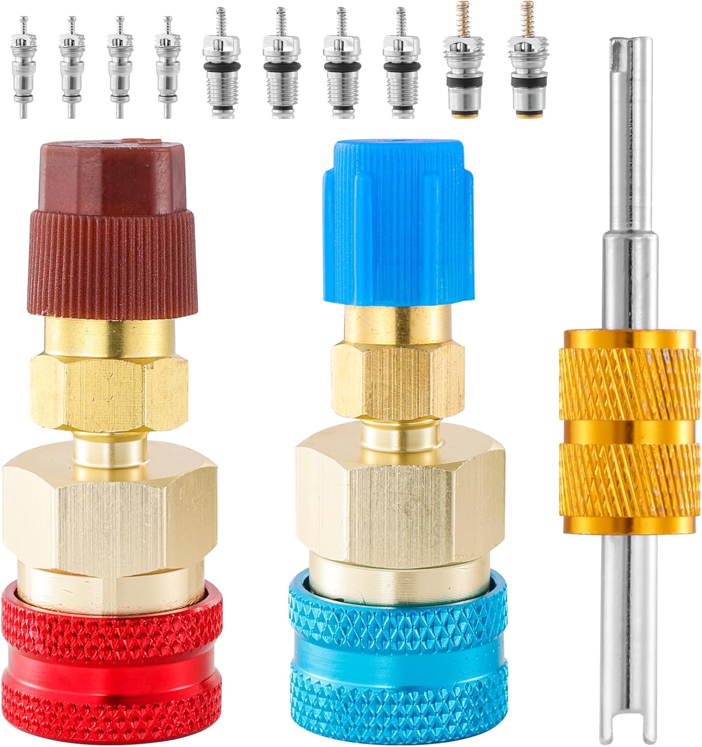 Kit Adaptador Rápido R1234YF a R134A para Sistema de Aire Acondicionado