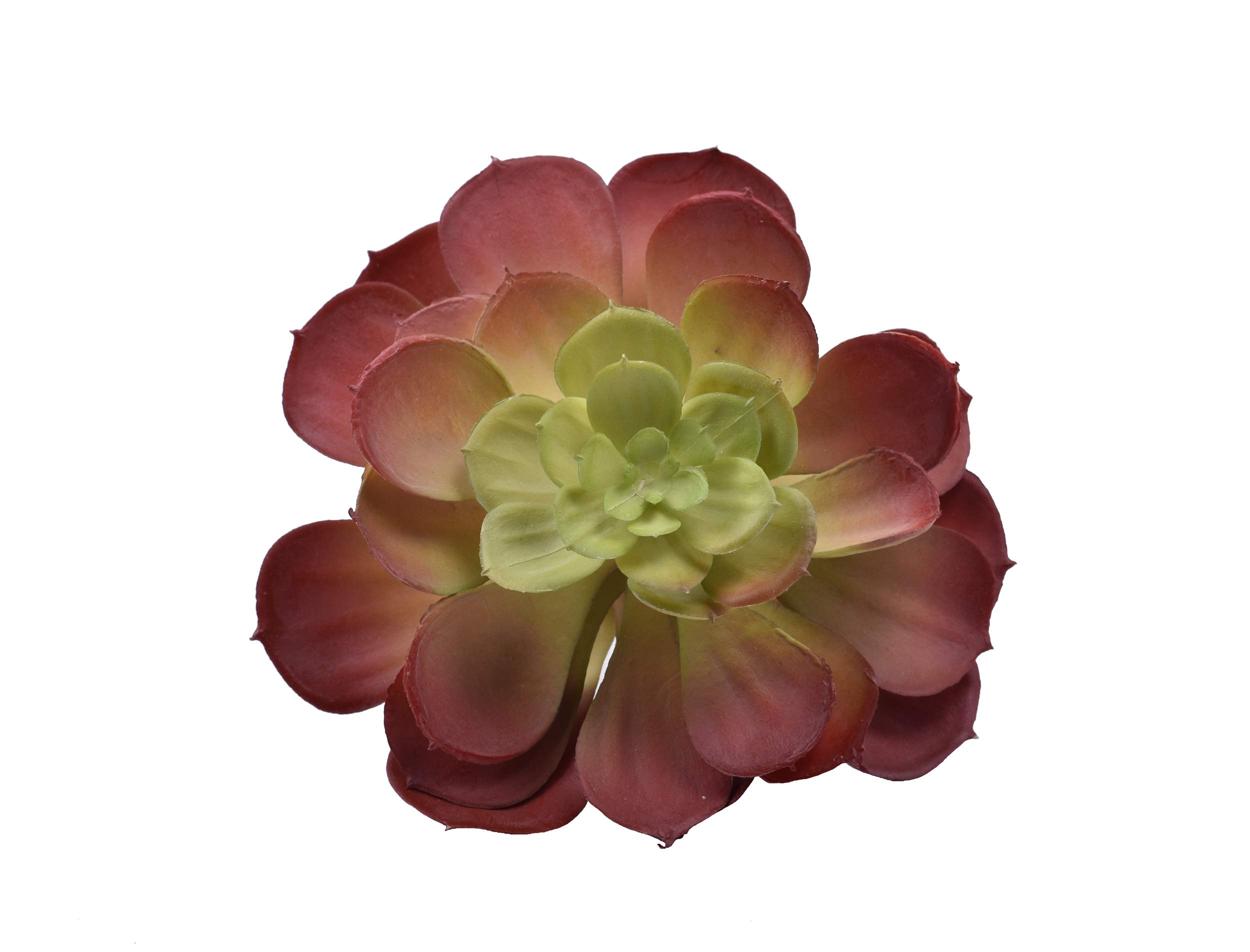 Artificial Succulents Plant Fake Flowers Artificial Plants Shrubs For Home Office Décor & Art Crafts Project (Maroon Green)