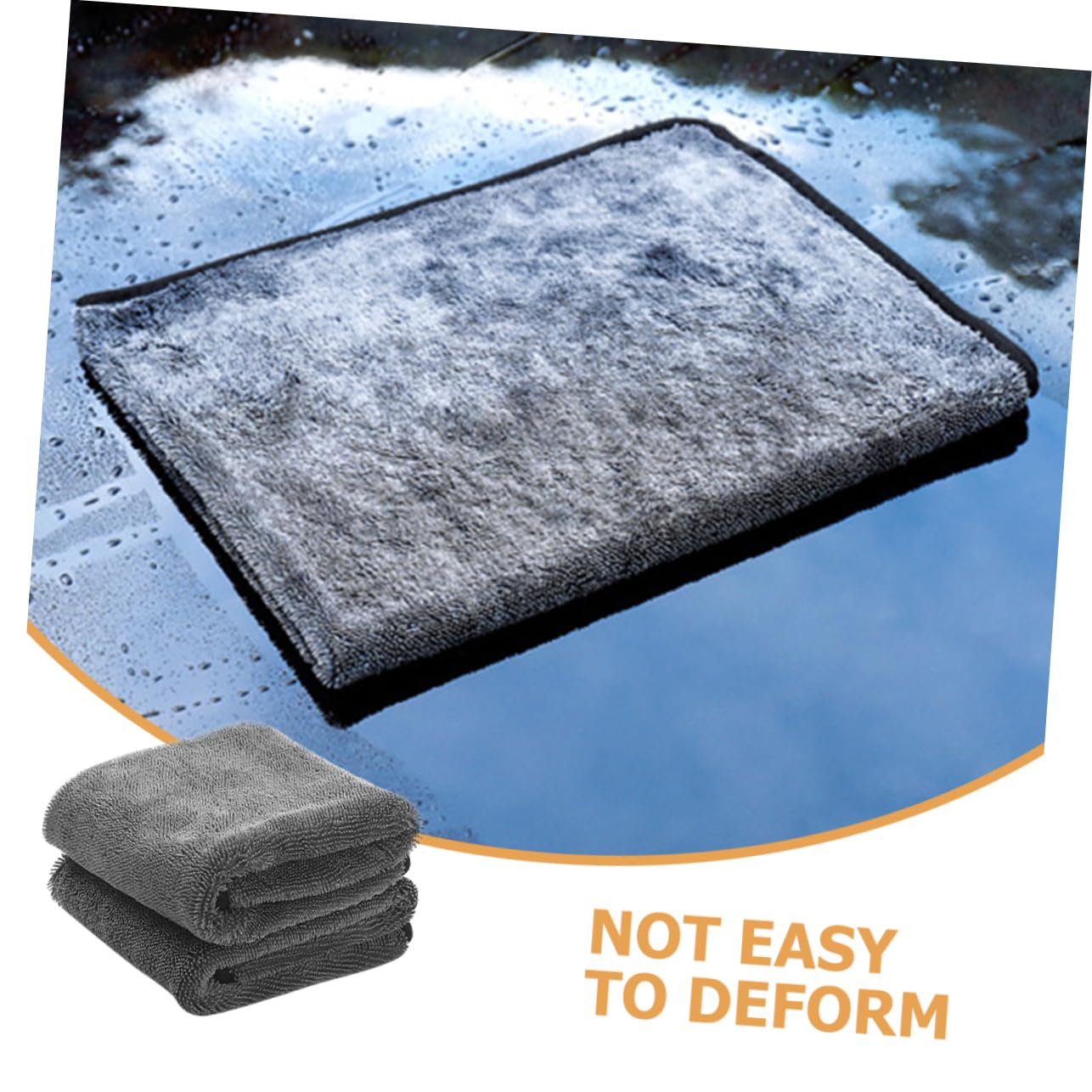 ULTECHNOVO 5piezas Toalla De Lavado De Coches Absorbente Paño De Limpieza Multifuncional para Secado y Lavado De Vehículos para Superficies Interiores y Exteriores