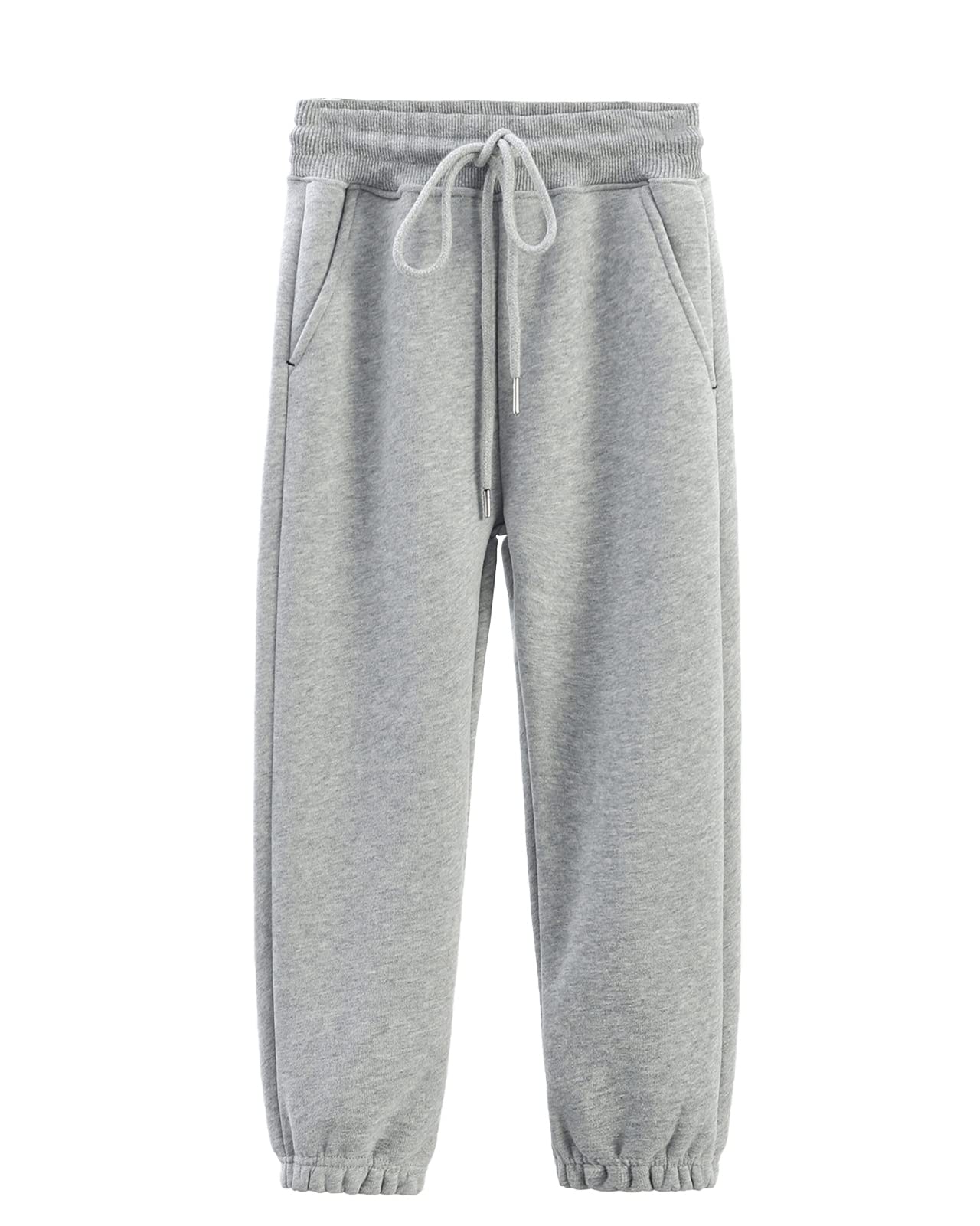 Pantalones Largos Deportivos con Forro Polar Invierno Pantalón Térmicos de Algodón para Niños Niñas