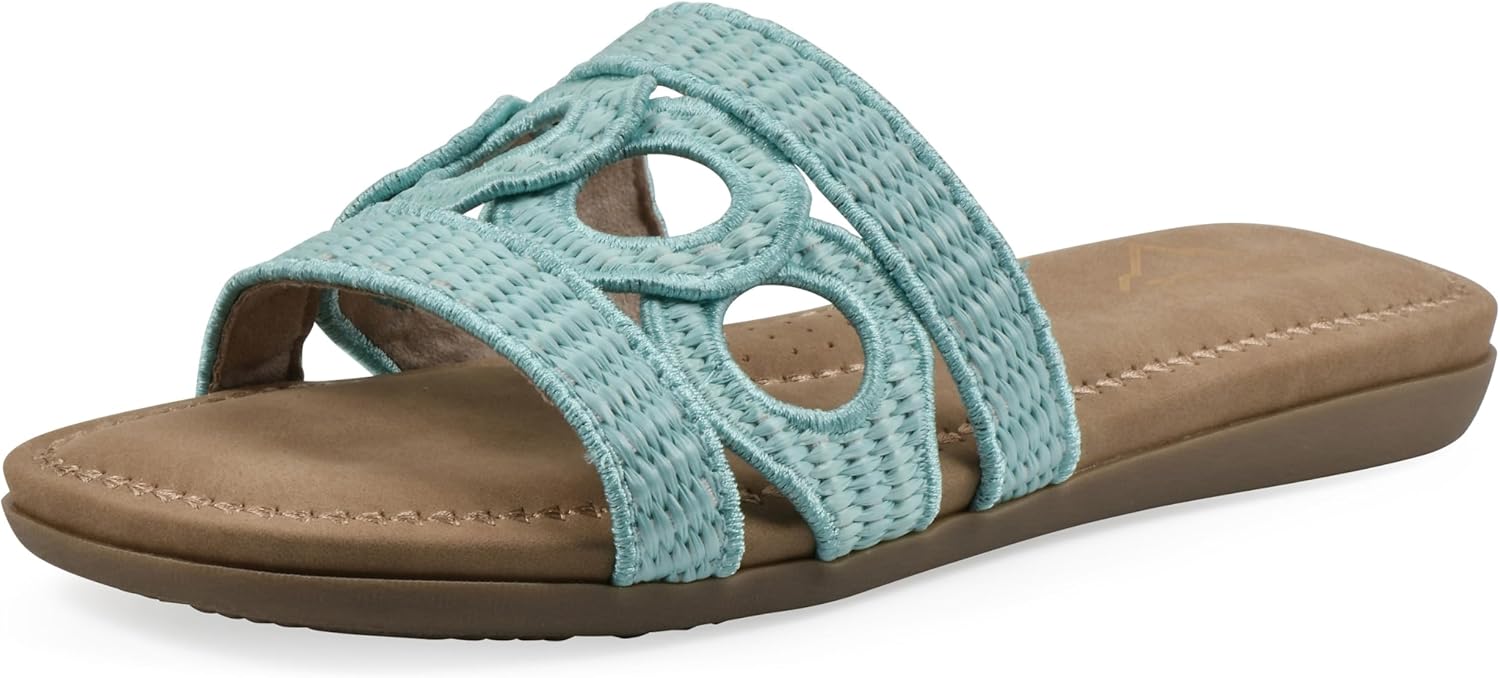 CLIFFS BY WHITE MOUNTAIN Women's Slide Sandal - Cut-Out Design