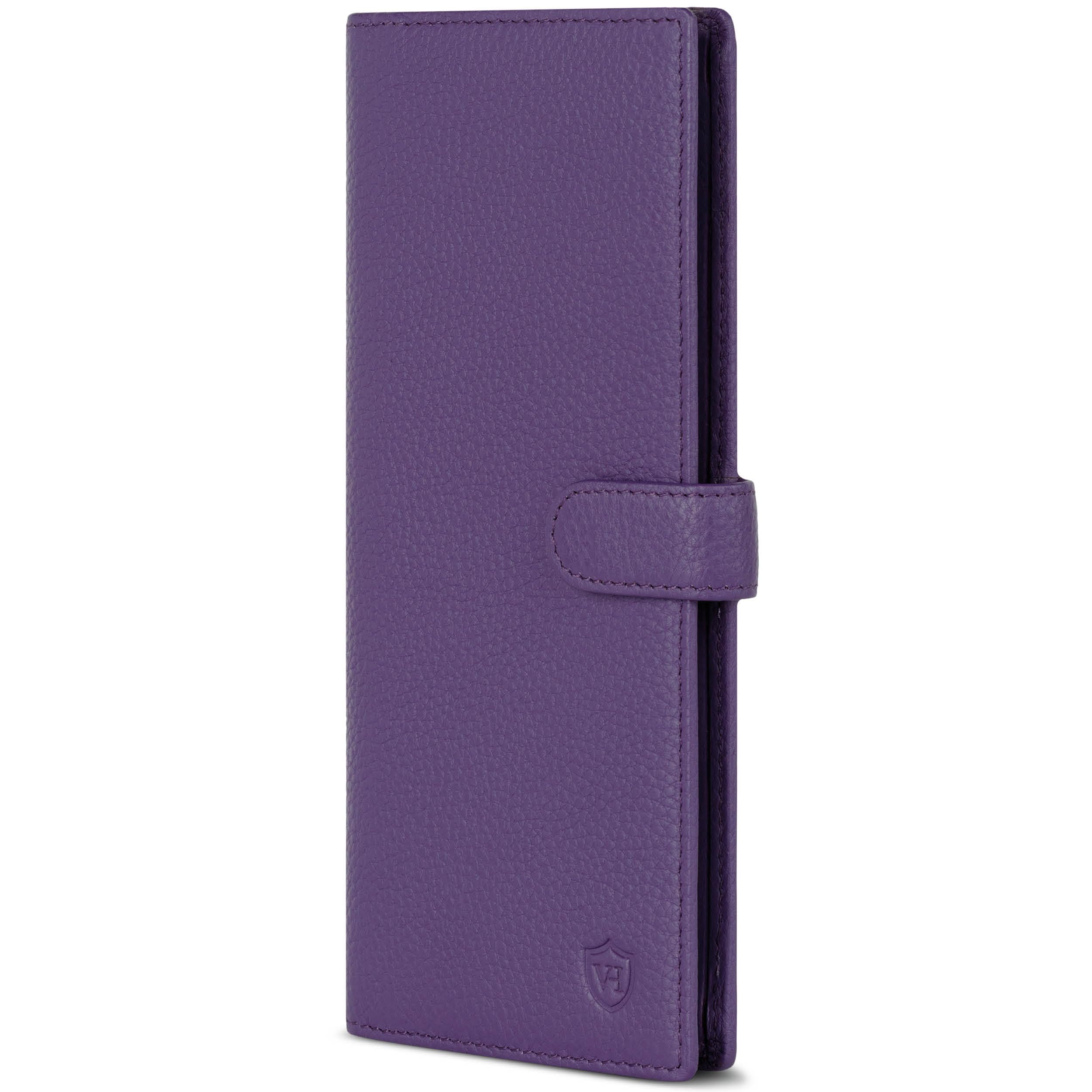 VON HEESEN Leder Geldbörse mit RFID-Schutz - Portemonnaie für Damen & Herren aus echtem Leder - Wallet mit Münzfach - Geldbeutel für Frauen und Männer