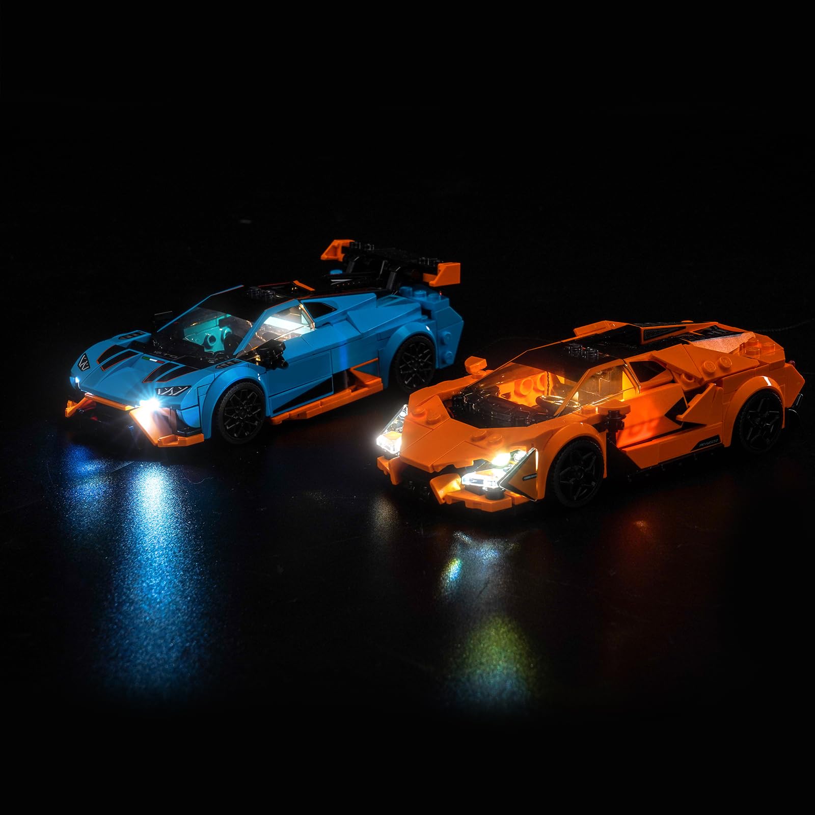 Light Kit Compatible with Lego 77238 L amborghini Revuelto & Huracán STO (No Model)
