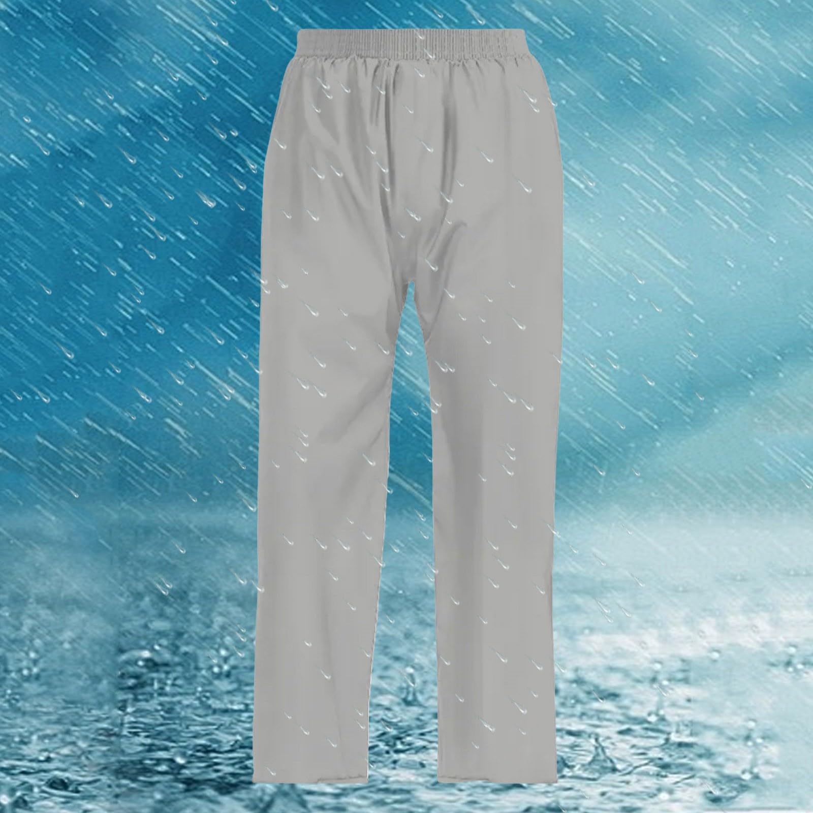 Pantalon de pluie pour homme - Imperméable - Pantalon de travail - Pantalon de travail respirant - Vêtement de pluie - Pantalon de voile léger - Randonnée - Pantalon de pêche