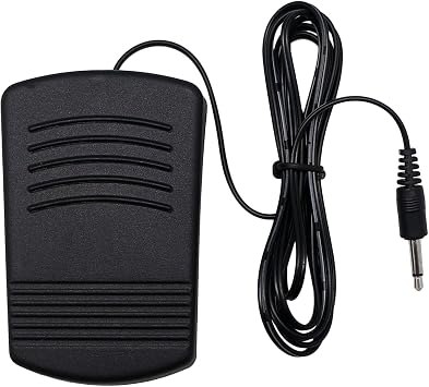 YEQIN Mini Sewing Machine Foot Pedal, Momentary Foot Pedal Switch Household Sewing Machine Foot Operated Pedal Controller for Small Sewing Machines 202 505 Making